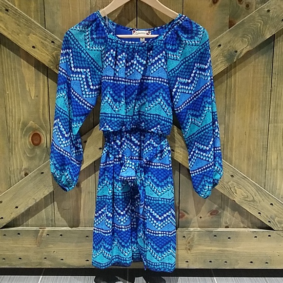 Speechless Other - 2/$15 SPEECHLESS BLUE/GREEN DRESS